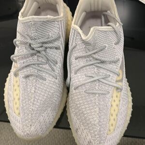 adidas White and Cream Athletic Shoes